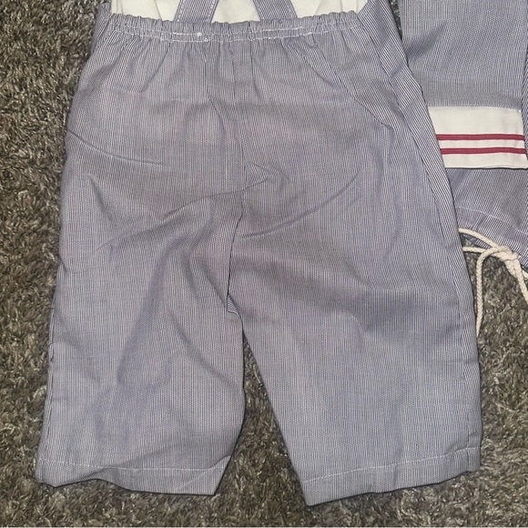 Vintage Doe-Spun Sail Boat Romper and Jacket 3-6 Months Summer‎ Spring Vacation - Picture 8 of 11